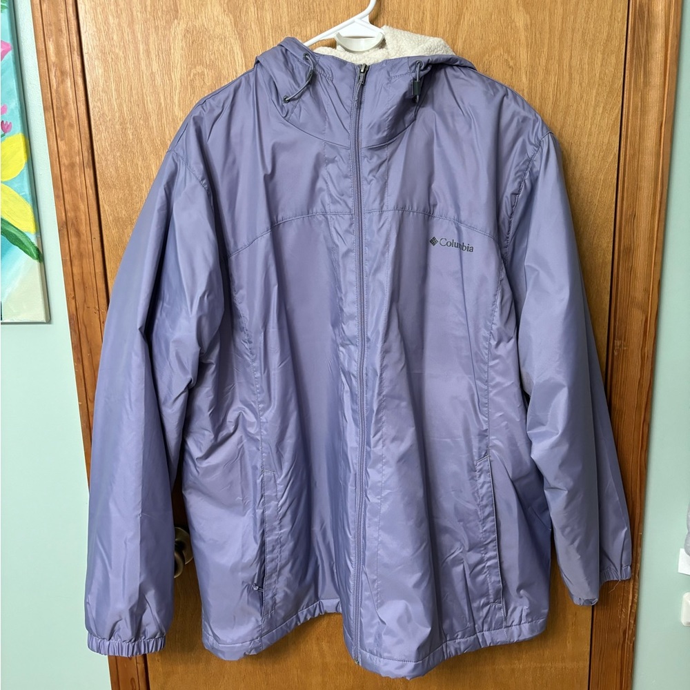 Columbia 3x purple coat